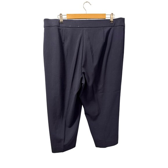 Dressbarn Navy Blue Plus Size Dress Pants Womens 16W Stretch Business Casual - Picture 8 of 12